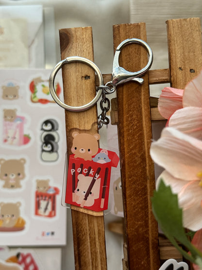 Chocolate Pocky Keychain