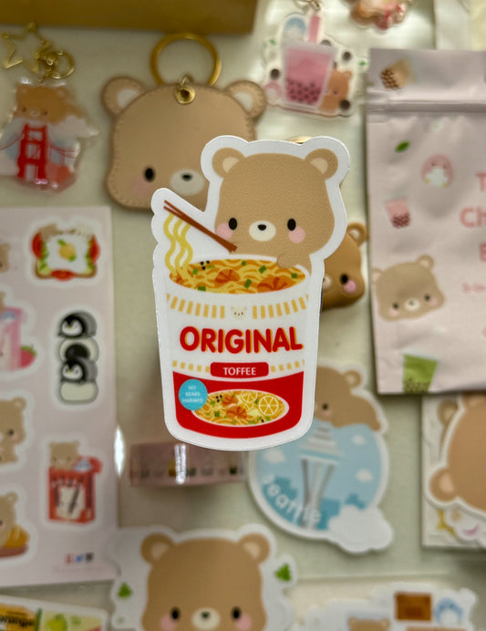 Cup Noodle Vinyl Sticker